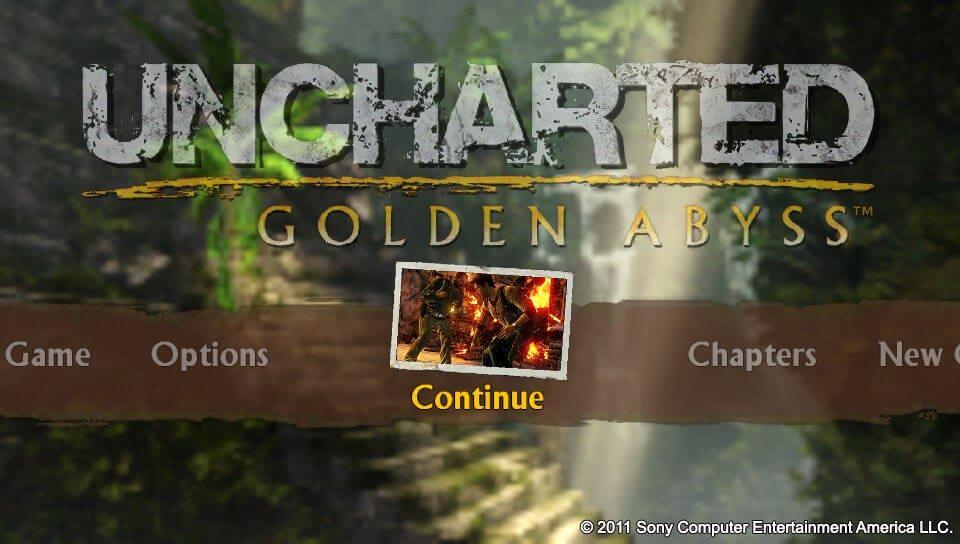 Uncharted: Golden Abyss PS Vita ROM